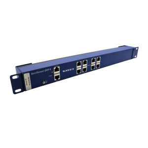 Black Box EME1X8 AlertWerks 8-Port Sensor Expansion Hub, DIN-Rail or Rackmount